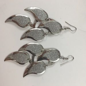 Silver earrings